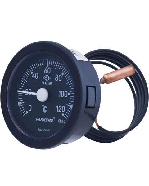 Ø50mm Gaz Dolgulu Kablolu Göstergeli Termometre TI050 Panotip Arka Bağlantılı 050502 fiyatları